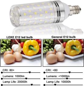 img 1 attached to 💡 LEKE Equivalent Candelabra LED Bulb – 1000Lumen Non Dimmable: A Stellar Lighting Solution