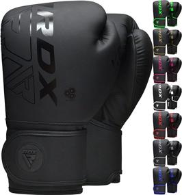 img 4 attached to High-Quality RDX Boxing Gloves for Sparring Muay Thai - Premium Maya Hide Leather, Kara Patent Pending - Ideal for Kickboxing, MMA Training, Punch Bag & Focus Mitts Pads - Double End Ball Punching Workout - Ventilated Palm