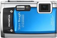 olympus stylus digital camera blue logo