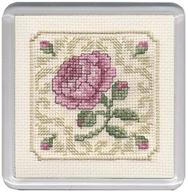 textile heritage coaster kit damask logo