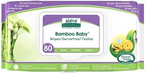 img 4 attached to 👶 Aleva Naturals Bamboo Baby Wipes: Gentle, Extra Strong, Super Soft, Natural & Vegan – 80 Count (Pack of 6)