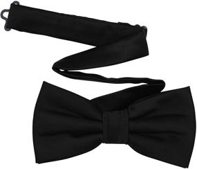 img 3 attached to TINYHI Pre Tied Formal Tuxedo Adjustable