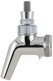 img 2 attached to Premium Polished Chrome Perlick 🍺 Beer Faucet - U.S. Industry Standard, Silver