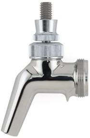 img 3 attached to Premium Polished Chrome Perlick 🍺 Beer Faucet - U.S. Industry Standard, Silver