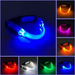 img 3 attached to Armbands Bracelets Wristbands Flashing Festivals Sports & Fitness for Running