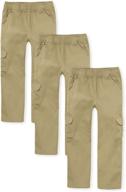 👖 childrens place boys cargo pants: stylish and durable boys' clothing logo