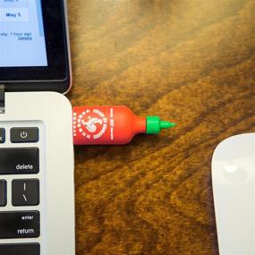 img 3 attached to 🔥 High-capacity Sriracha USB Flash Drive - 2GB Storage