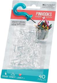 img 3 attached to Pinhooks Push Pin Wall Hook - Вешалка для картин Pinhooks
