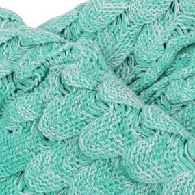 img 3 attached to 🐠 AmyHomie Mermaid Tail Blanket: Cozy Crochet Sleeping Bag for Kids & Adults - Perfect Mermaid Gift for Girls in ScaleMint! (Kids' Size)