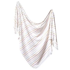 img 4 attached to 🧣 Copper Pearl Premium Swaddle Receiving Blanket for Kids' Home Store in Nursery Bedding