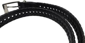 img 2 attached to Stylish Adjustable Braided 👗 Weave Belts for Fashion and Comfort