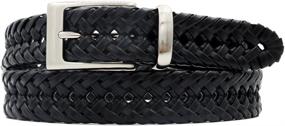 img 4 attached to Stylish Adjustable Braided 👗 Weave Belts for Fashion and Comfort