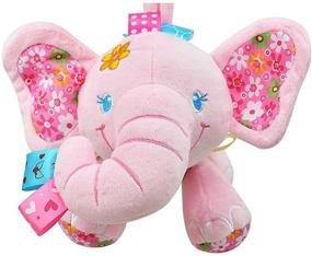 img 2 attached to Zocita Pink Baby Musical Elephant Stuffed Animal Toy - Bedtime Plush Doll for Infants, Toddlers, and Kids. Perfect for Strollers and Cribs.