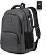 laptop backpack vaschy resistant travel logo