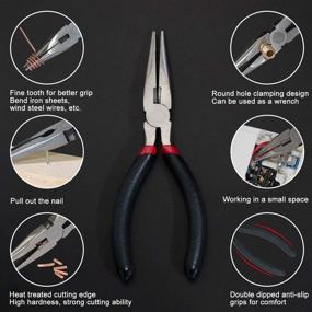 img 1 attached to 5-Piece Adjustable 🔧 Electrical KOOTANS Linesman Tool Set