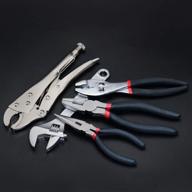 5-piece adjustable 🔧 electrical kootans linesman tool set логотип