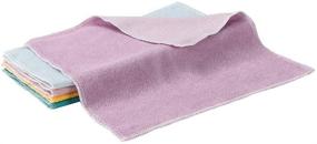 img 2 attached to 🧽 ARCLIBER Cleaning Cloth - Multipurpose Kitchen Cloth, Set of 5 Unique Scrub Side Design Towels for Dishes, Glasses - Gift Box Packaging