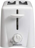 🍞 proctor silex 2-slice toaster: shade selector, toast boost, auto-shutoff - white (22611) logo