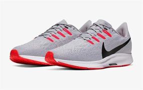 img 2 attached to Nike Pegasus Running Shoe in Gunsmoke Grey, White, and Gum