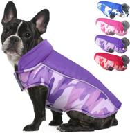 🐶 aofitee winter fleece dog coat camo: stay warm with reflective reversible pet padded vest! логотип