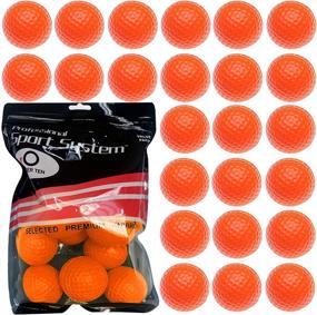 img 4 attached to 🏌️ Golf Balls Practice Foam Value Pack - 12Pcs/24Pcs Soft Elastic Restricted Flight - Ideal for Indoor and Outdoor Training Aid Ball