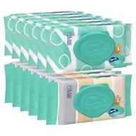 🚽 charmin flushable wet wipes - adult and kids, 12 flip-top packs, 40 wipes each (480 total wipes) logo