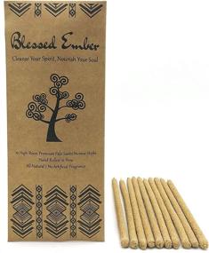 img 4 attached to 🙏 Blessed Ember Pure Palo Santo Incense Sticks - Hand Rolled & Premium Quality (Pack of 10)