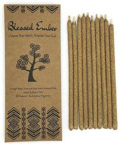 img 3 attached to 🙏 Blessed Ember Pure Palo Santo Incense Sticks - Hand Rolled & Premium Quality (Pack of 10)