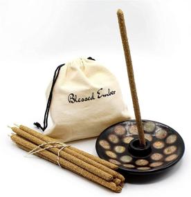 img 2 attached to 🙏 Blessed Ember Pure Palo Santo Incense Sticks - Hand Rolled & Premium Quality (Pack of 10)