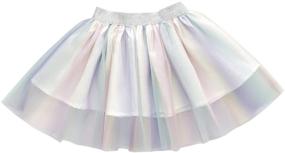 img 4 attached to 👗 Princess Birthday Girls' Clothing with Delicate Layers of Tulle