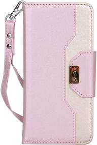 img 4 attached to 📱 ProCase Galaxy S10 Plus Wallet Case - Pink, Flip Fold Kickstand Case with Card Holders Mirror, Folding Stand Protective Book Cover for 6.4 Inch Galaxy S10+ (2019 Release)