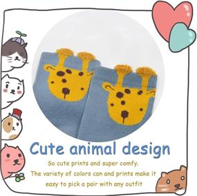 img 3 attached to Cute Animal Cartoon Cotton Ankle 🧦 Socks for Kids - Artfasion Girls & Boys