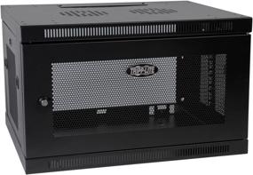 img 4 attached to Tripp Lite 6U Wall Mount Rack Enclosure Server Cabinet: Optimal Space-Saving Solution with 20.5-inch Depth and Switch-Depth (SRW6UDP)