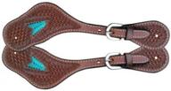 turn two shaped spur straps turquoise logo