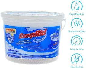 img 1 attached to 🪣 DampRid 4 lb. Hi-Capacity Bucket: Fragrance-Free Moisture Absorber for Fresher, Cleaner Air in Large Spaces