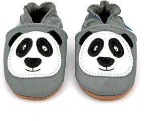 img 3 attached to 👶 Dotty Fish Baby Shoes - Soft Sole Leather Unisex Crib Shoes