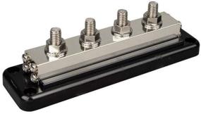 img 1 attached to Victron Energy Busbars 600 Amp 70VDC: High Current Connections Terminals with Cover - Efficient Power Distribution Solution