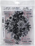 tim holtz stamps glorious bouquet logo