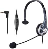 📞 callez 2.5mm cordless phone headset mono with noise canceling mic – hands-free telephone headset for dect at&t ml17929, vtech, panasonic kx-t7630, kx-t7633, uniden, rca, cisco – ideal for call centers, home office use (c300d1) logo