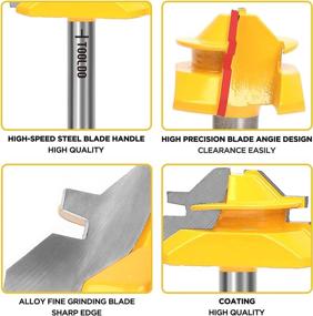 img 2 attached to 🔧 Повышение точности и эффективности с фрезером для деревообрабатывающих стыковых соединений Degree Joint Router Woodworking Toolco