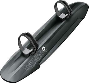 img 4 attached to 🚴 Black X-Guard Downtube Extra Wide Front Bicycle Mudguard by SKS Germany