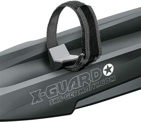 img 2 attached to 🚴 Black X-Guard Downtube Extra Wide Front Bicycle Mudguard by SKS Germany