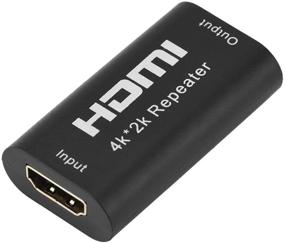 img 4 attached to Беспроводной HDMI экстендер, усилитель и репитер сигнала 4K 60Гц, 40м диапазон - Поддержка 3D, 1080P для ПК, DVD, ТВ-приставки, монитора, проектора