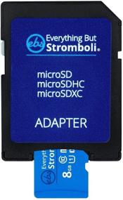 img 2 attached to 📸 Everything But Stromboli 8GB MicroSD Memory Card Plus Adapter, Class 10, U1, UHS-1, Micro SDHC Card Compatible with Dash Cam, Tablet, Phone, Action Cam, Samsung Galaxy, Nintendo Switch, Digital Camera