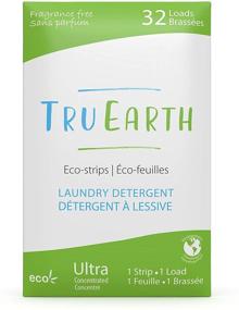 img 4 attached to 🌱 Hypoallergenic Tru Earth Eco-Strips: Fragrance-Free, Biodegradable Laundry Detergent Sheets for Sensitive Skin - 32 Loads