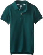 👕 boys' pique polo shirt with short sleeves by lee logo