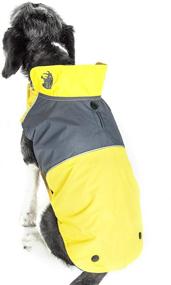 img 2 attached to 🐶 Waterproof 2-in-1 Convertible Dog Jacket with touchdog Lightening-Shield & Blackshark Technology