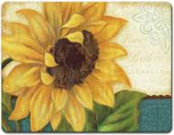 sunshiny bright sunflower tempered cutting logo