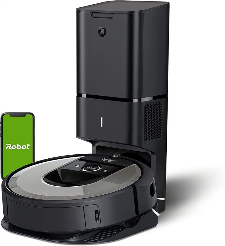 irobot automatic disposal empties allergens connected 로고