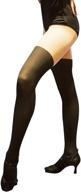 🩰 pitping dance sheer mock over-the-knee suspender tights: pantyhose for ballet and latin dance логотип